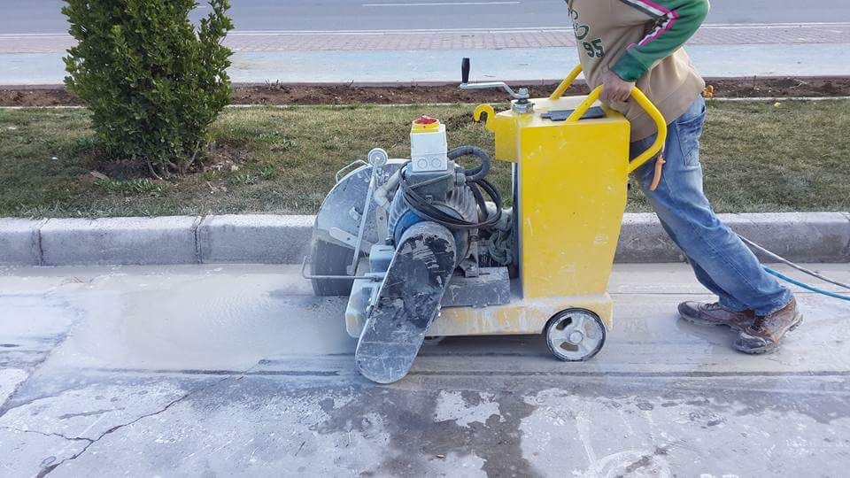 Tel ile Beton Kesme Uygulaması